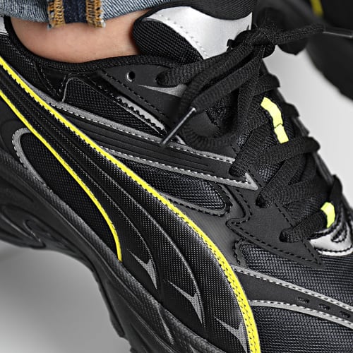 Baskets Morphic Reflective 393646 Puma Black Yellow Burst