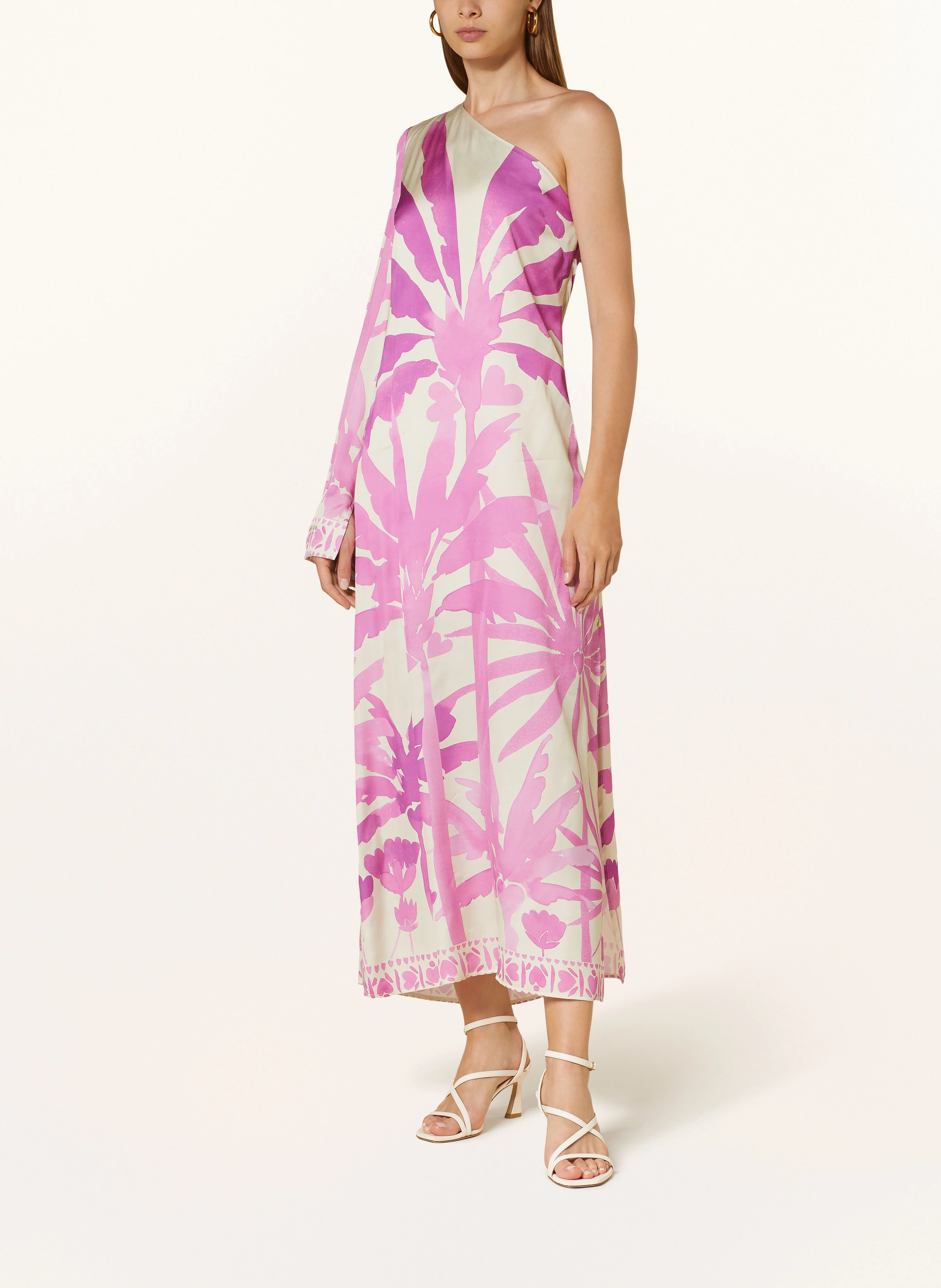FABIENNE CHAPOT One-Shoulder-Kleid LUANA aus Satin