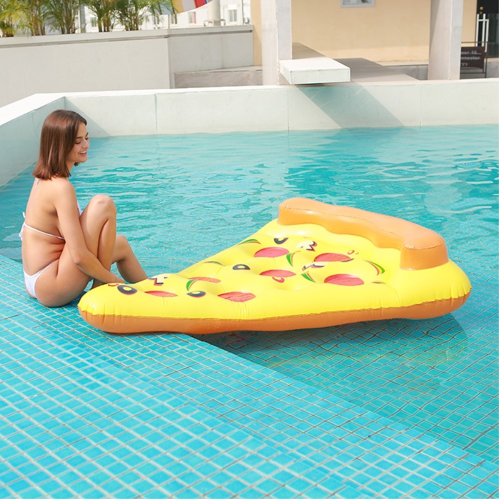 (180cm) Grosse Aufblasbare Wasser Luftmatratze Liegesofa Badeinsel - Pizza