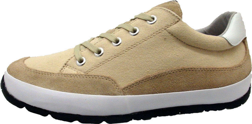 Wolky Sneaker Babati Canvas/Veloursleder beige