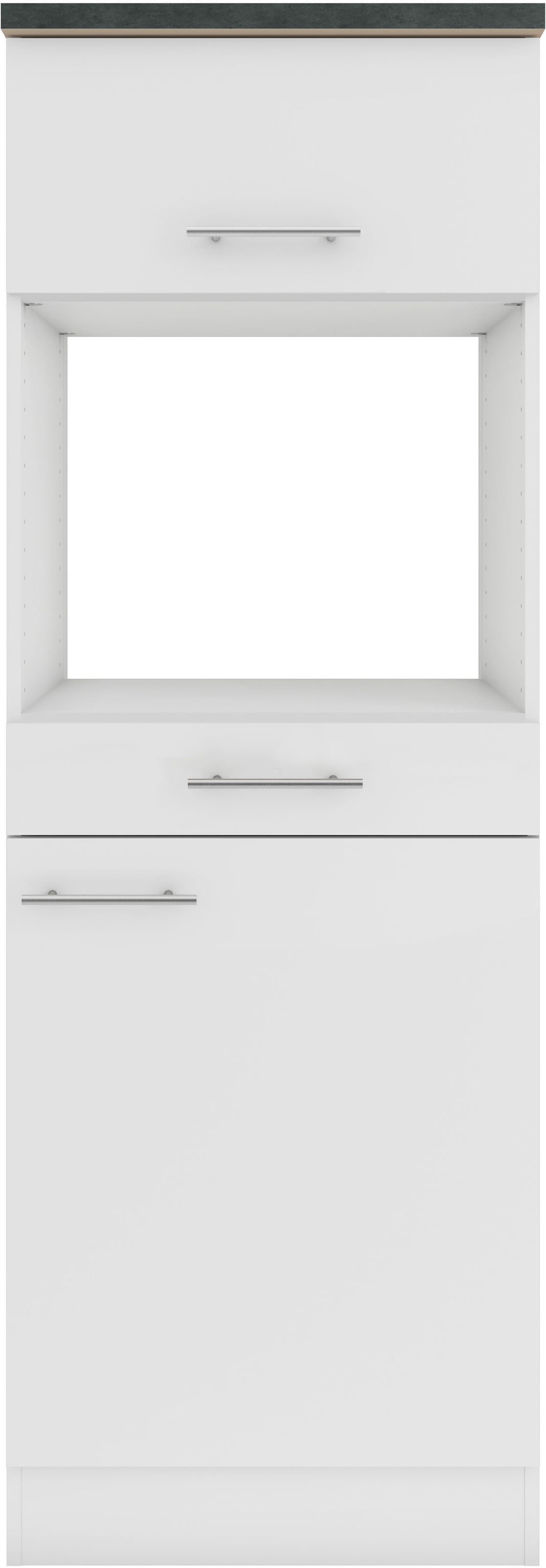 OPTIFIT Mikrowellenumbauschrank »Bella« Breite 60 cm, Nischenmasse B/T/H 56,7/55,5/44,8 cm