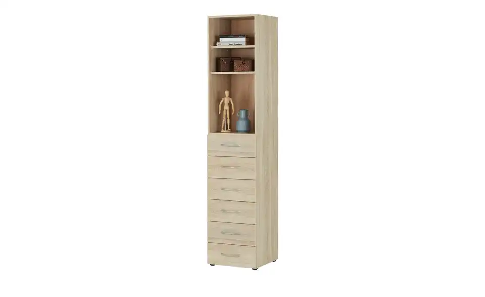 Regal Multischrank-System 40 cm Eiche sägerau (Nachbildung)