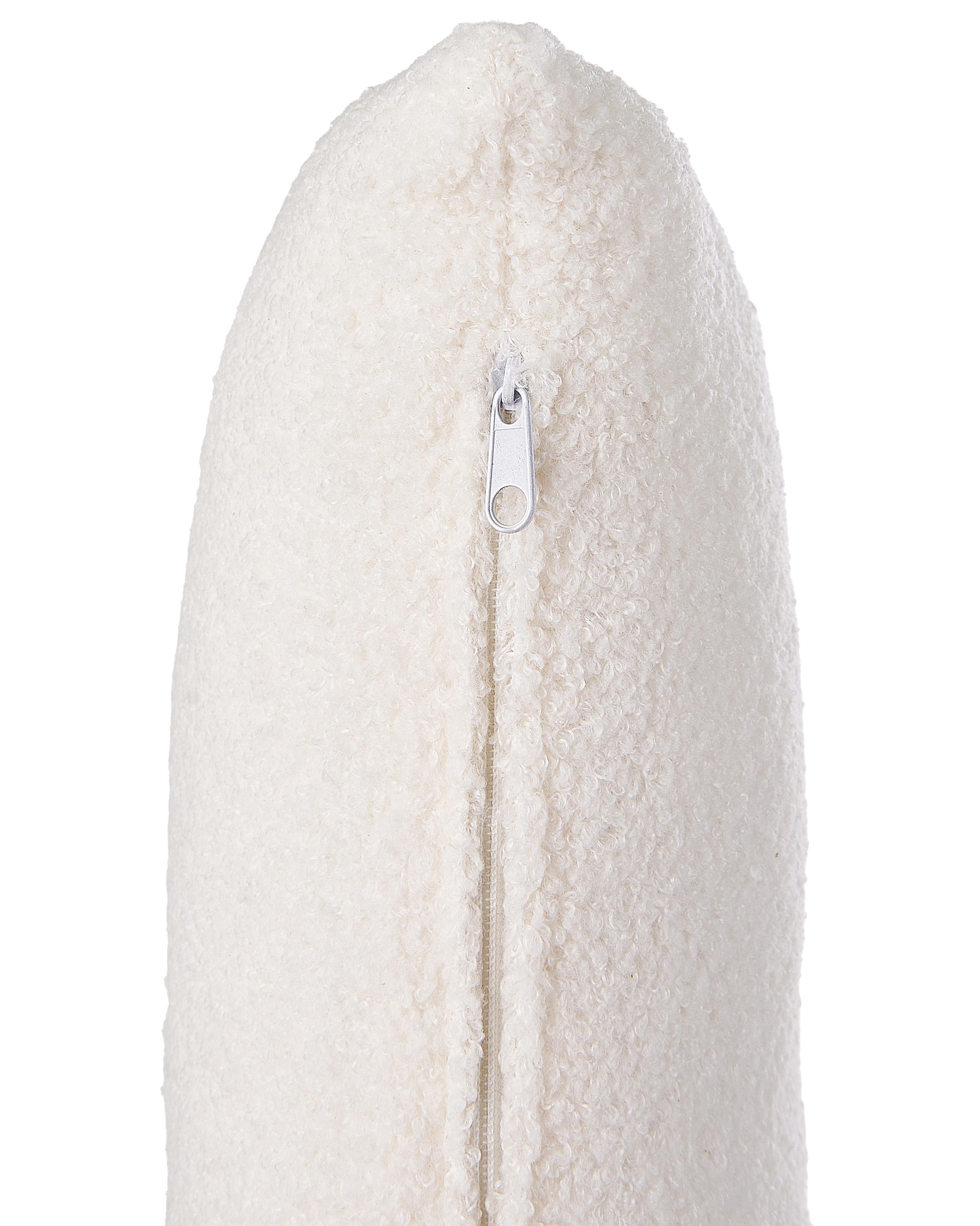 Fauteuil OTSBY II met kussen Bouclé Gebroken wit