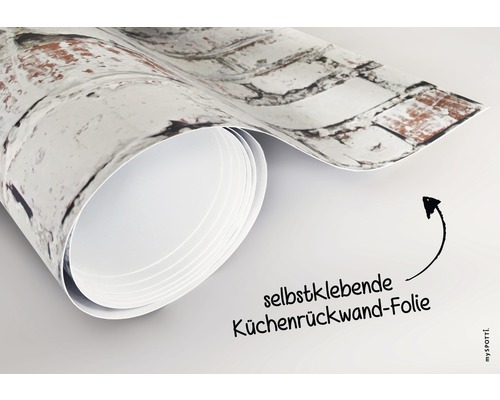 Keukenachterwand mySpotti Splash Betonplaten betonnen wand 2800 x 600 mm SP-F2-1248