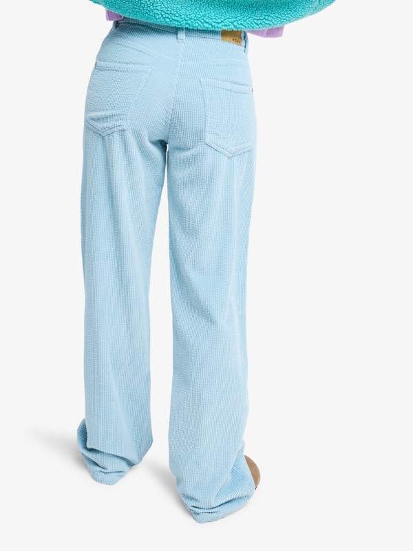 Dawn Patrol Corduroy Pantalon en velours Bleu Femme