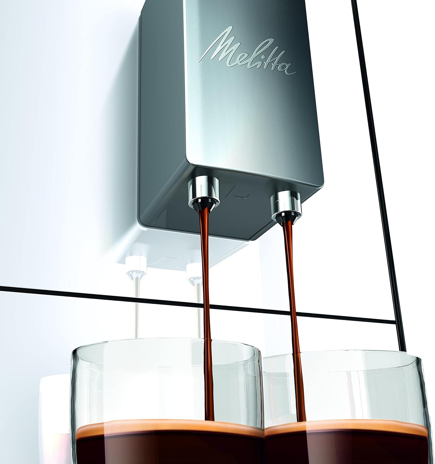 Melitta Caffeo Solo Noir Pure Black, Machine à Café à Grains avec Broyeur et Système d'Extraction des Arômes, Affichage LED, Mode 1 à 2 Tasses, Cafetière Expresso, Automatique, E950-222, 1400W