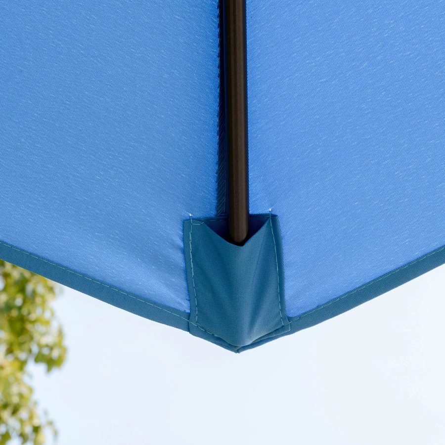 Outsunny Sonnenschirm mit Entlüftung blau