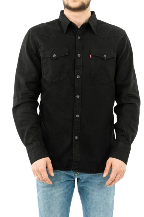 Chemise jeans levi's® barstow western marble black