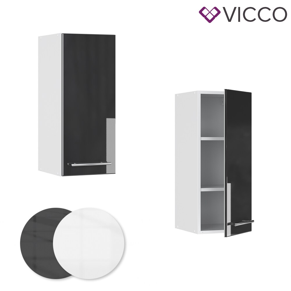 VICCO Hängeschrank 30 cm Anthrazit Küchenzeile Unterschrank Fame
