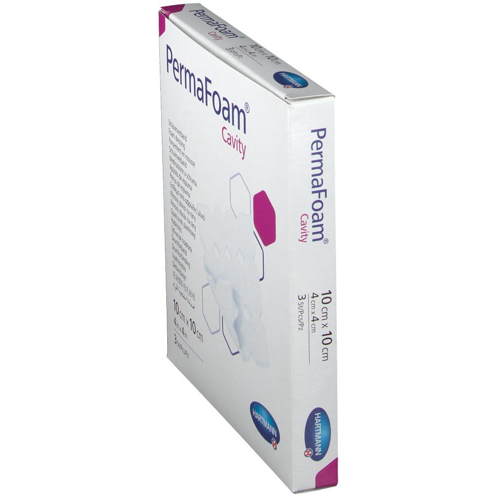 PermaFoam® Cavity Schaumverband 10 x 10 cm