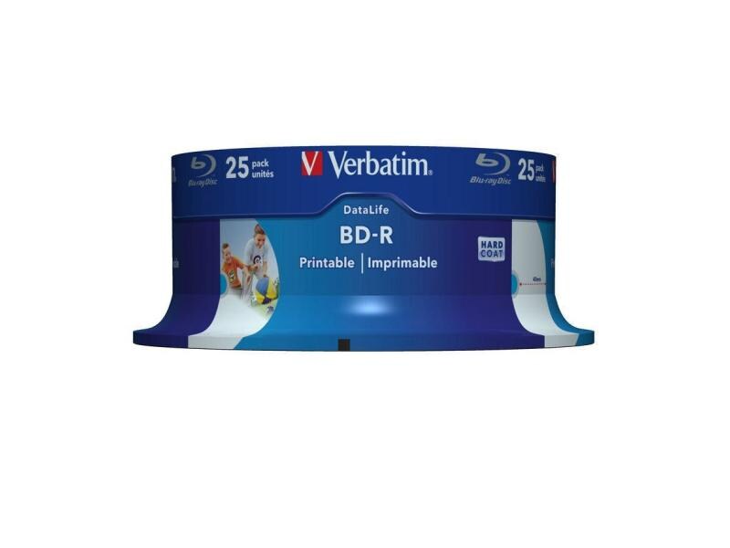Verbatim BD-R 25 GB, Spindel (25 Stück) 6x Single Layer