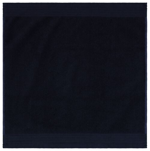 essuie-mains 50x50 coton bleu foncé
