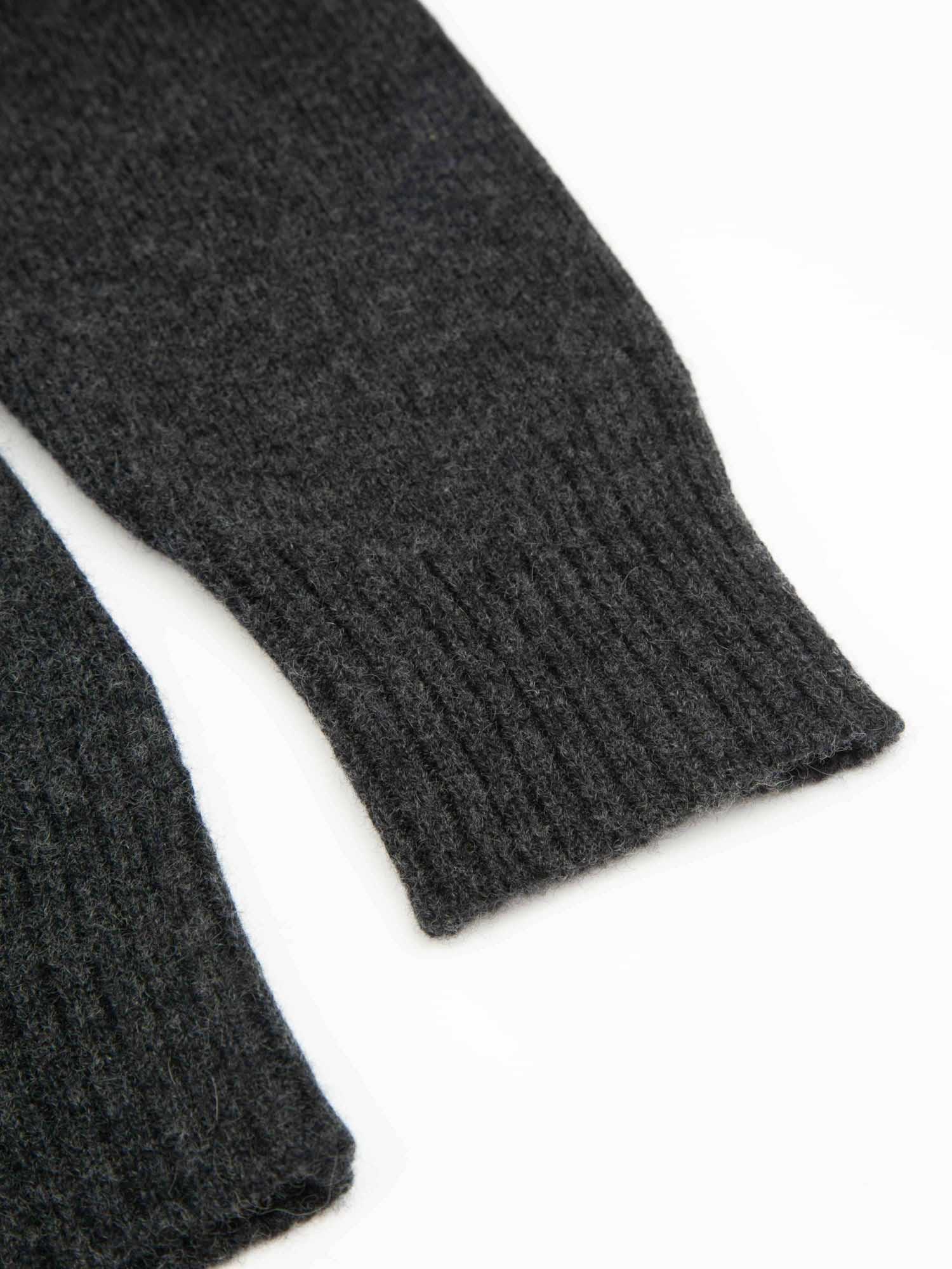 Justatinden Strikket Jakke Dame Charcoal Grey