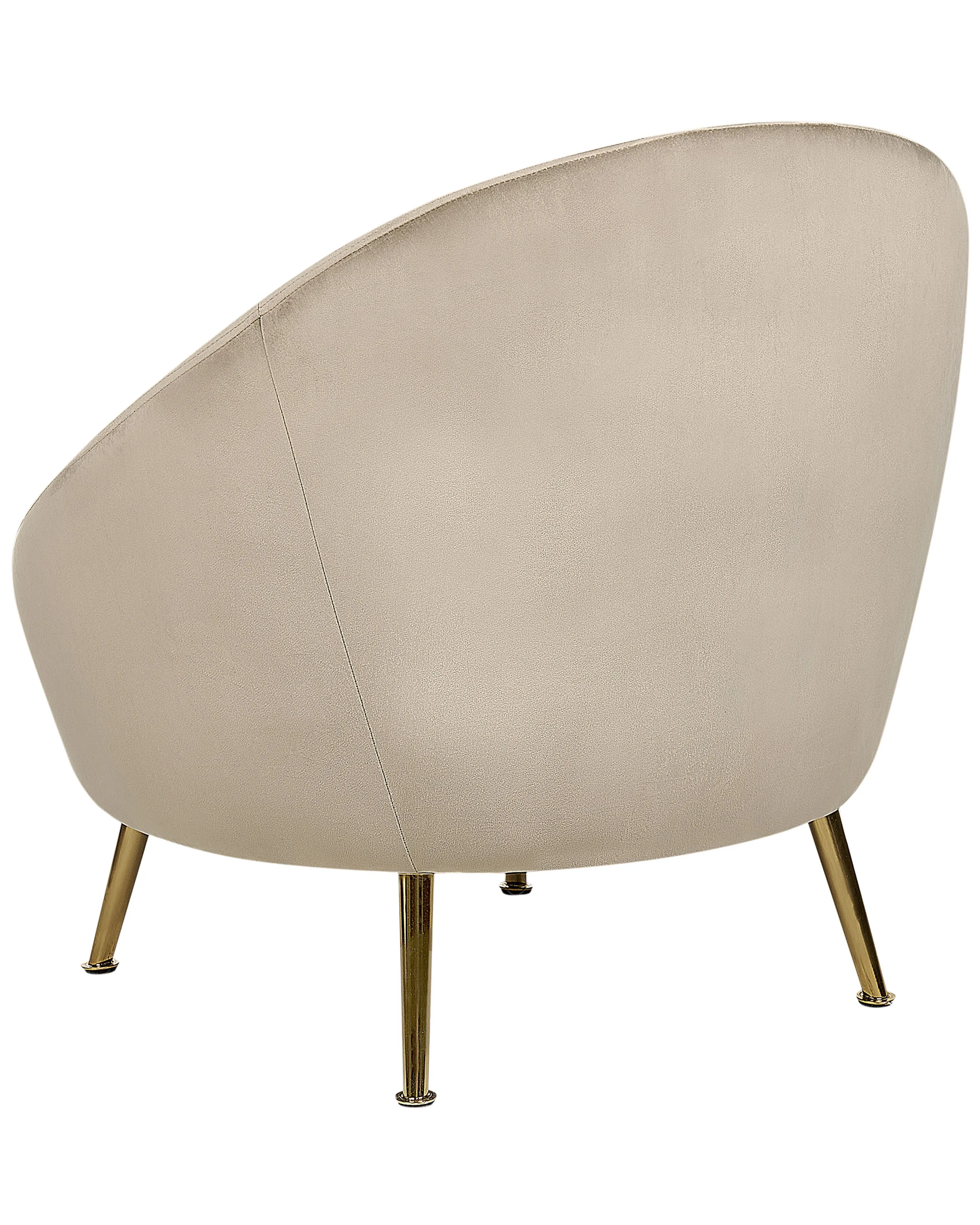 Fauteuil LANGA Fluweel Taupe