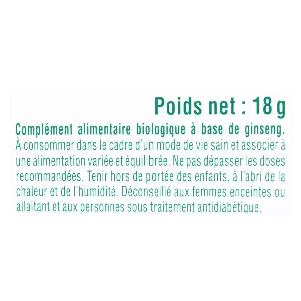 Biosens Tônico Orgânico 30 cápsulas vegetais