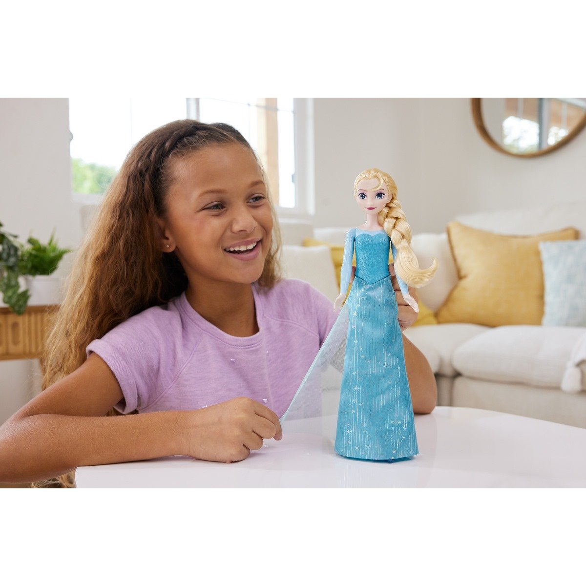 Poupée mannequin Elsa robe turquoise - La Reine des Neiges
