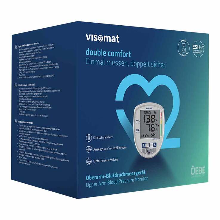 Visomat double comfort Oberarm Blutdruckmessger., 1 St