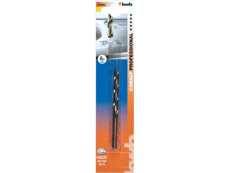 kwb Metallbohrer COBALT HSS 5.0 mm Spiralbohrer mit Kreuzanschliff