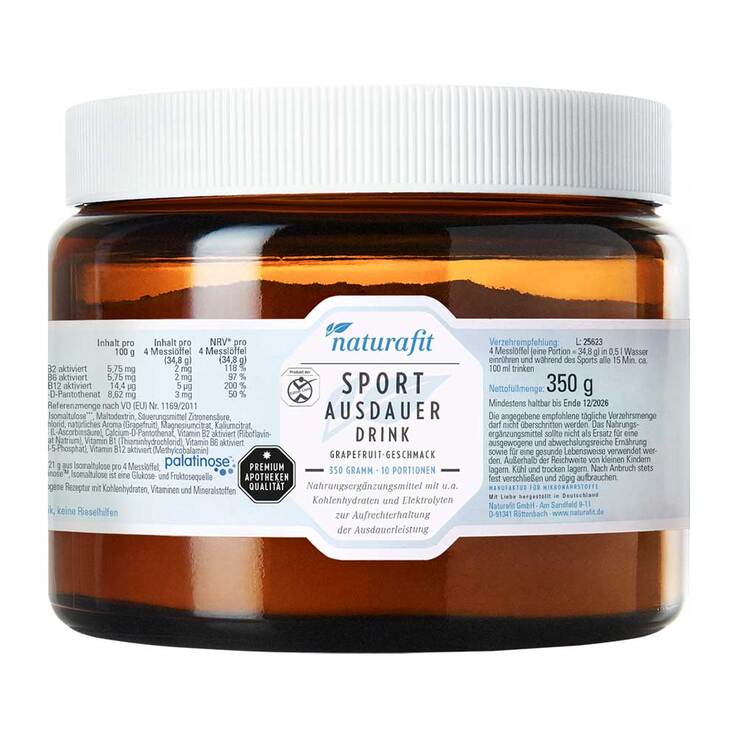 Naturafit Sport Ausdauer Pulver, 350 g