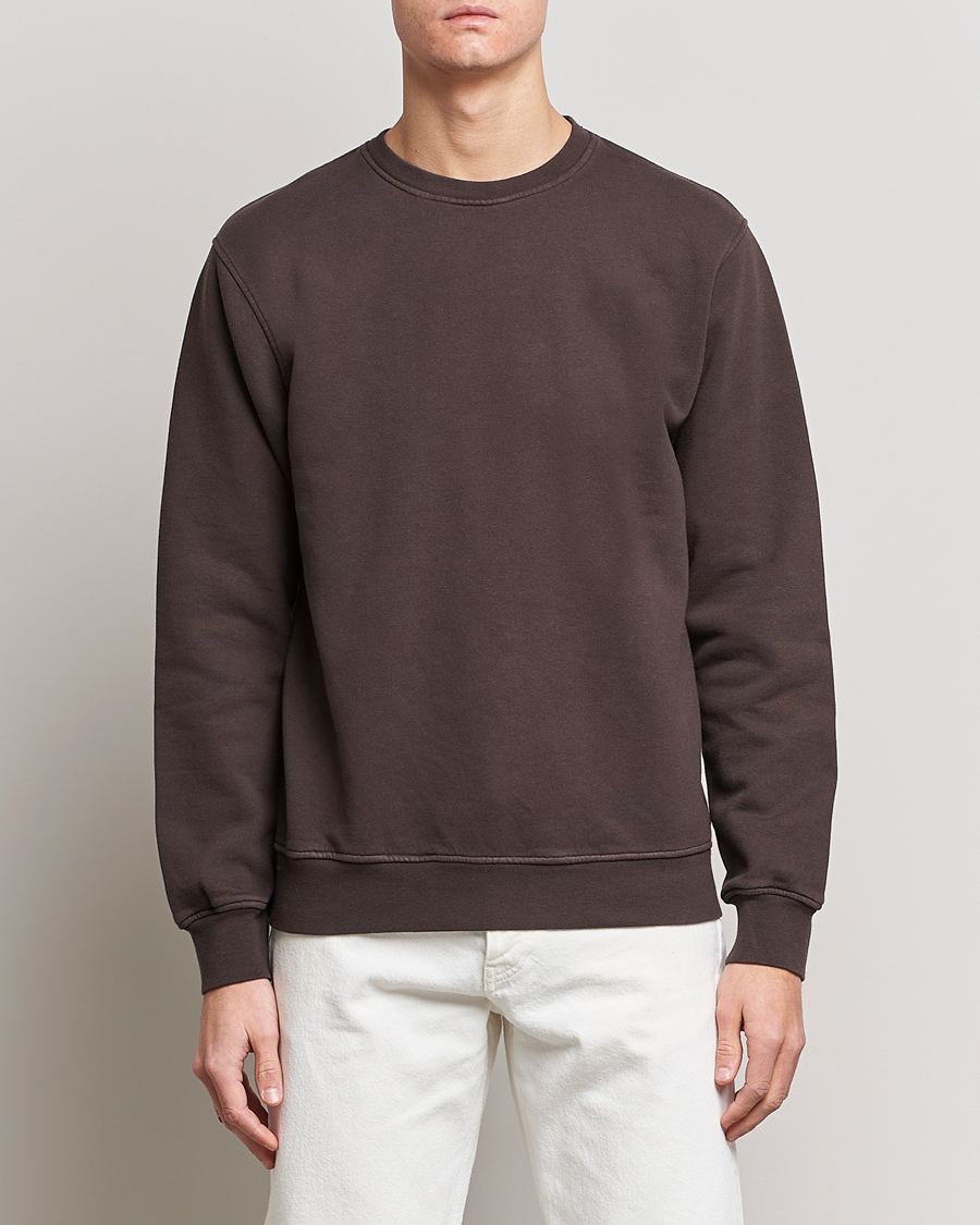 Colorful Standard Classic Organic Crew Neck Sweat Coffee Brown