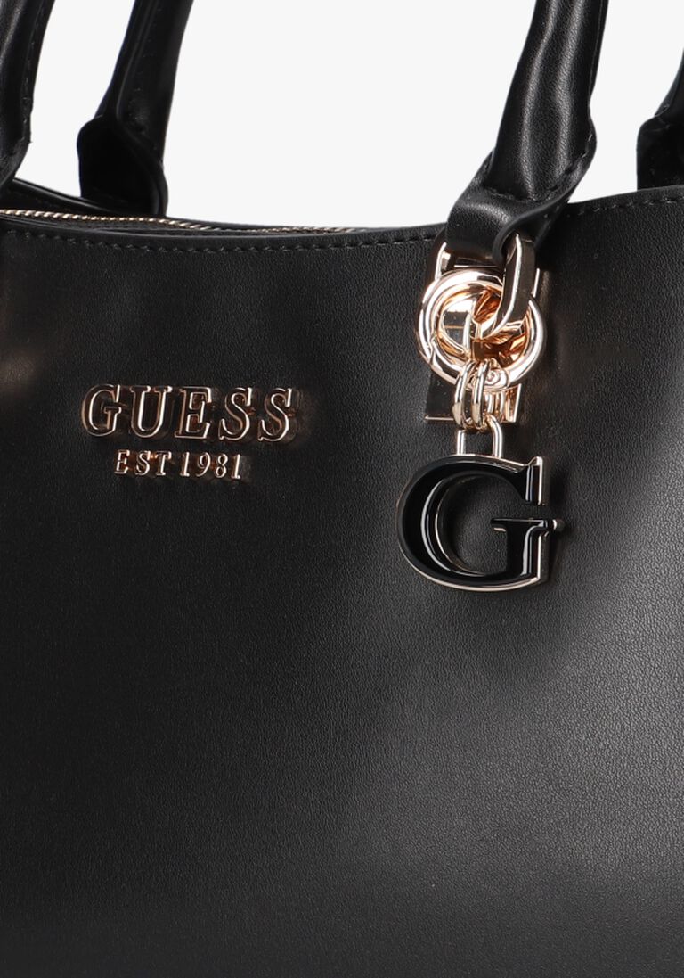 GUESS zwarte guess schoudertas eliette girlfriend satchel