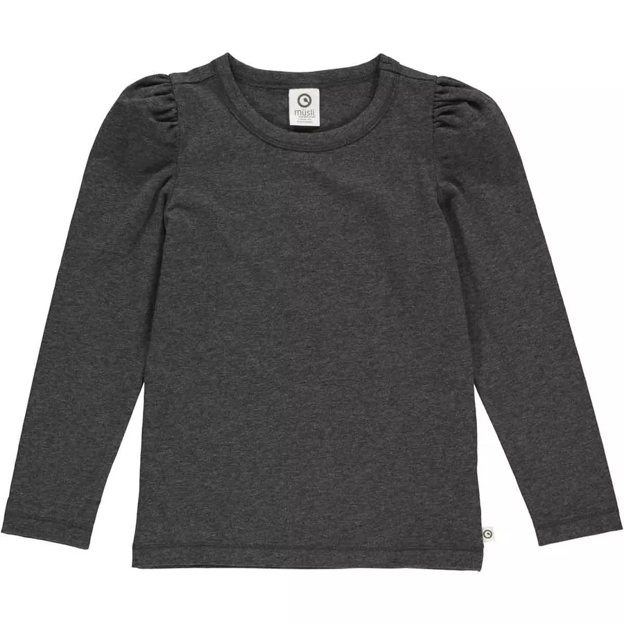 Müsli Langarmshirt irongreymelange