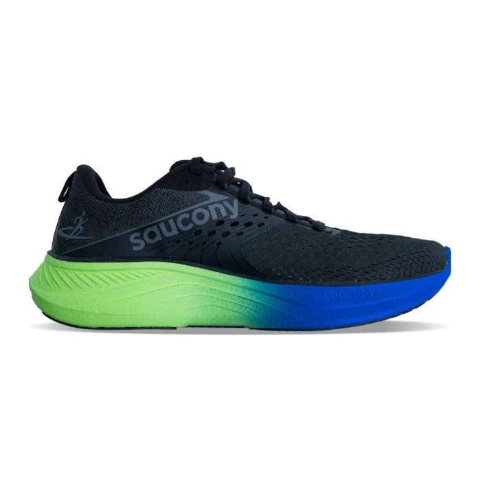 Saucony Unisex Løbesko Men's Ride 17 Sort