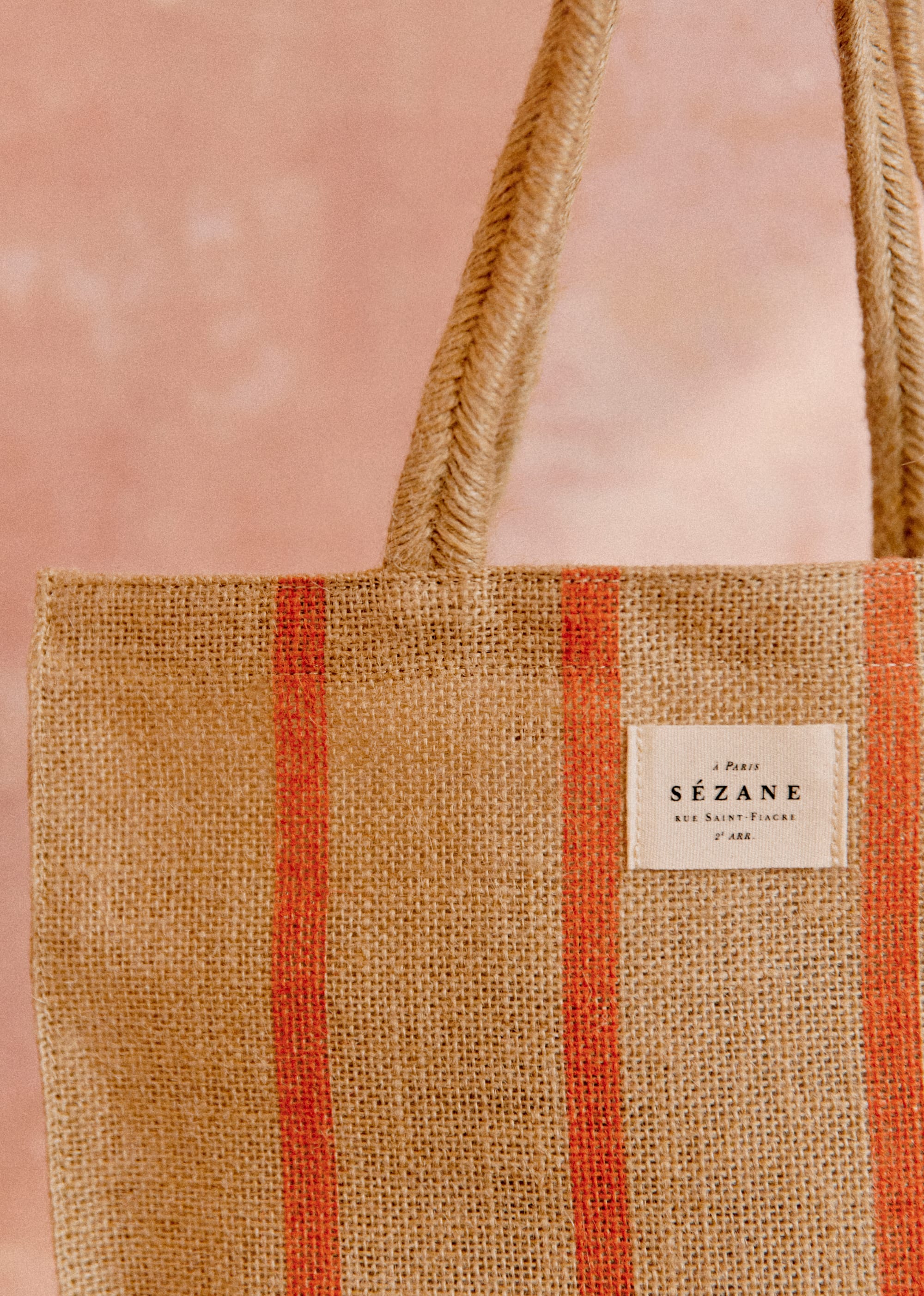 Petit Cabas Jute - Rouge - SACS/NEW SACS Nos Paniers 5906385