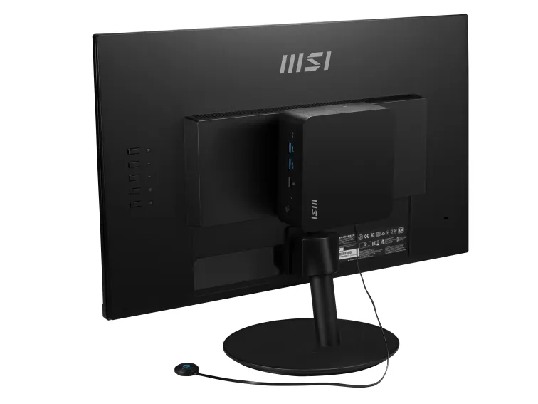 MSI Cubi NUC 1MG 001EU - Mini PC Core 7 150U / op til 5.4 GHz - RAM 16 GB - SSD 1 TB - NVMe - Intel Graphics - IEEE 802.11ax (Wi-Fi 6E), Bluetooth 5.3, Gigabit Ethernet, 2.5 Gigabit Ethernet - Win 11 Pro - skærm: ingen - sort