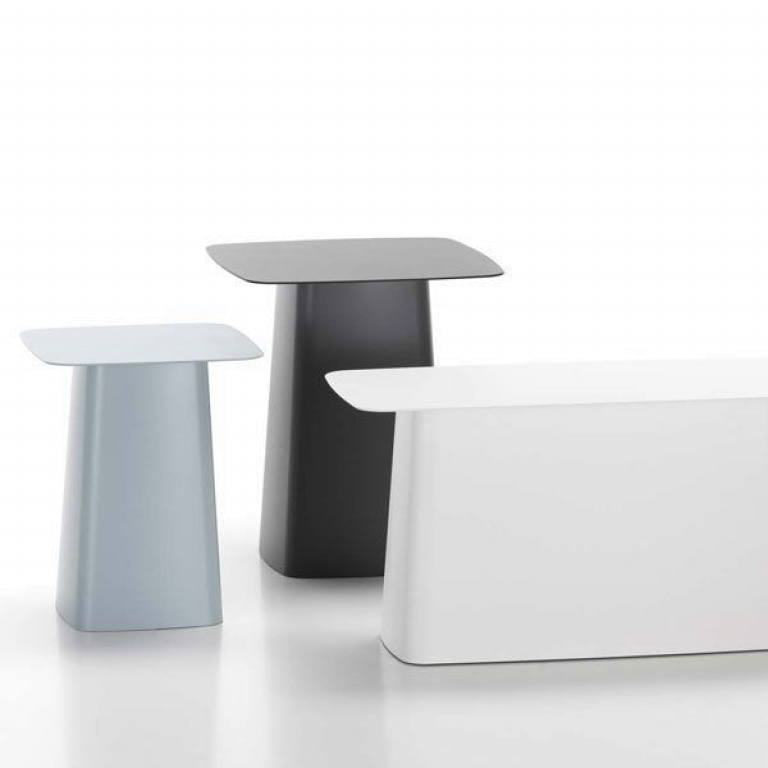 Vitra Metal Side Table bijzettafel outdoor klein zwart