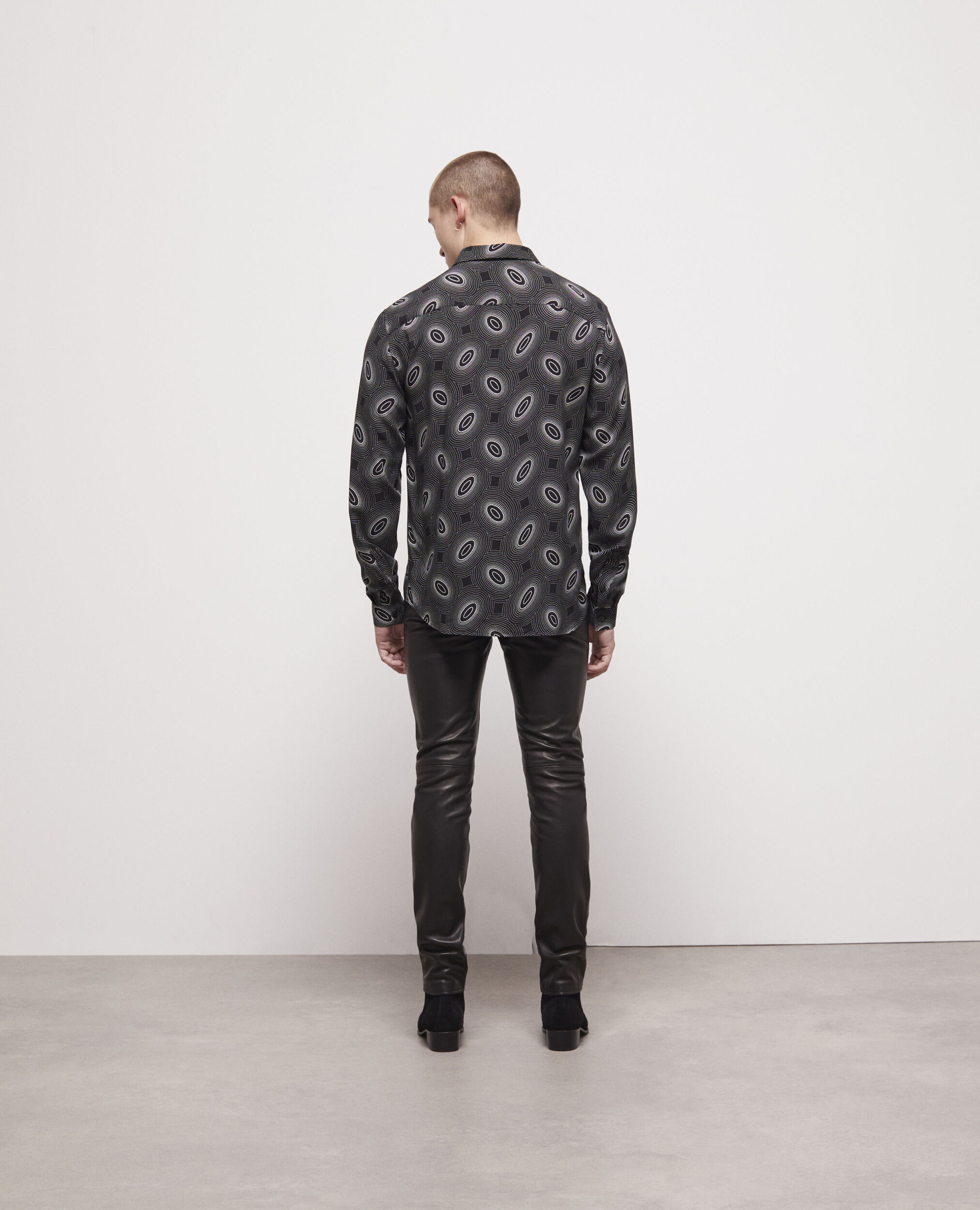 Chemise col classique imprimée