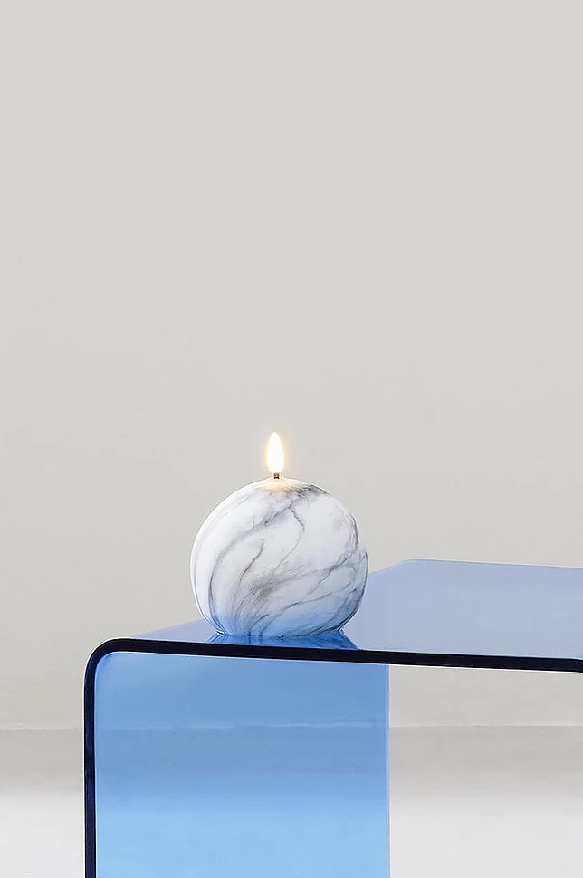FLAMME MARBLE kubbelys LED 12 cm