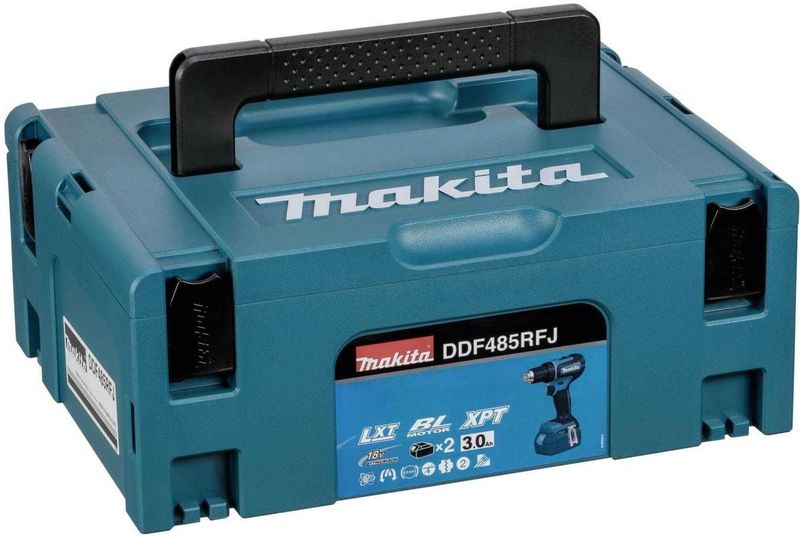 Makita DDF485RFJ 18V - Accuboor-/schroefmachine - 3,0 Ah accu (2 st)
