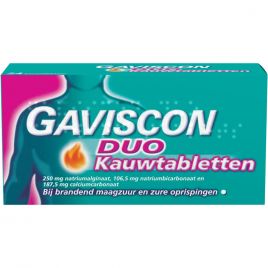 Gaviscon Duo kauwtabletten klein