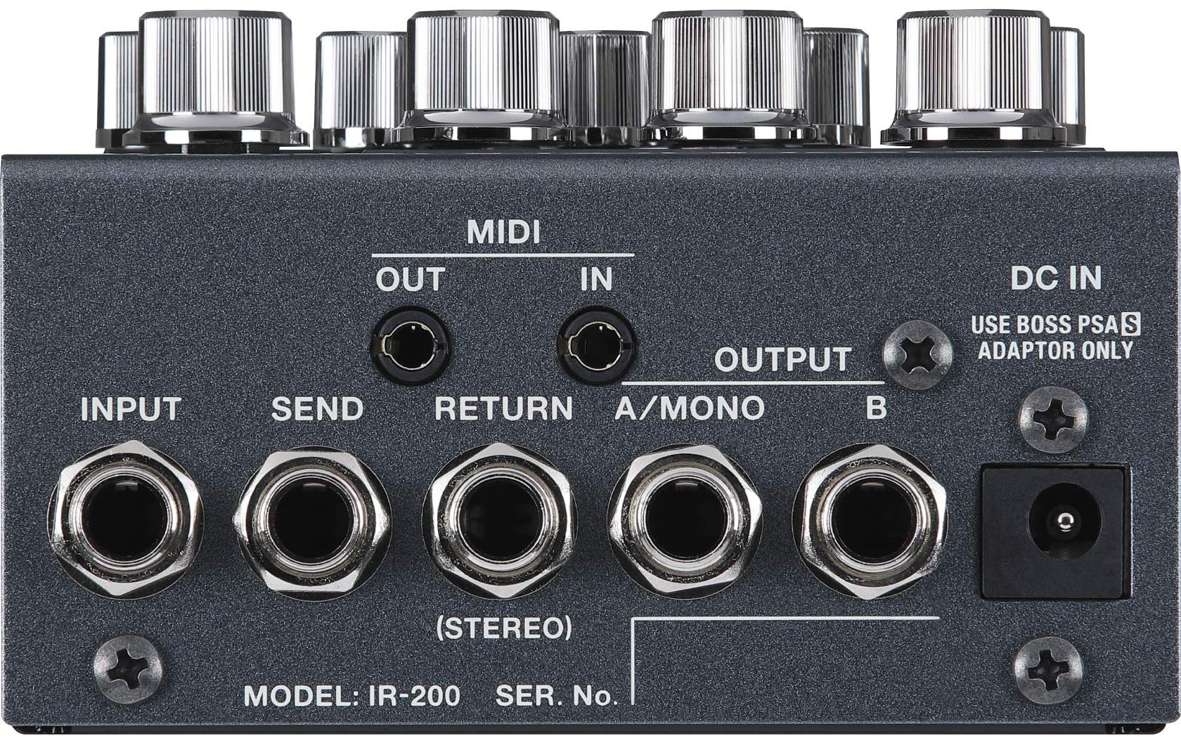 Effektgerät IR-200<br>Verstärker-Simulator und Impulsantworten-Loader als Kompaktpedal