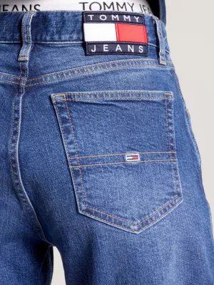 Calça jeans folgada de cintura média Betsy