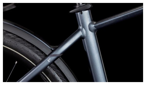 VTC Électrique Cube Touring Hybrid Pro 625 Shimano Cues 11V 625 Wh 700 mm Gris Metallic 2025