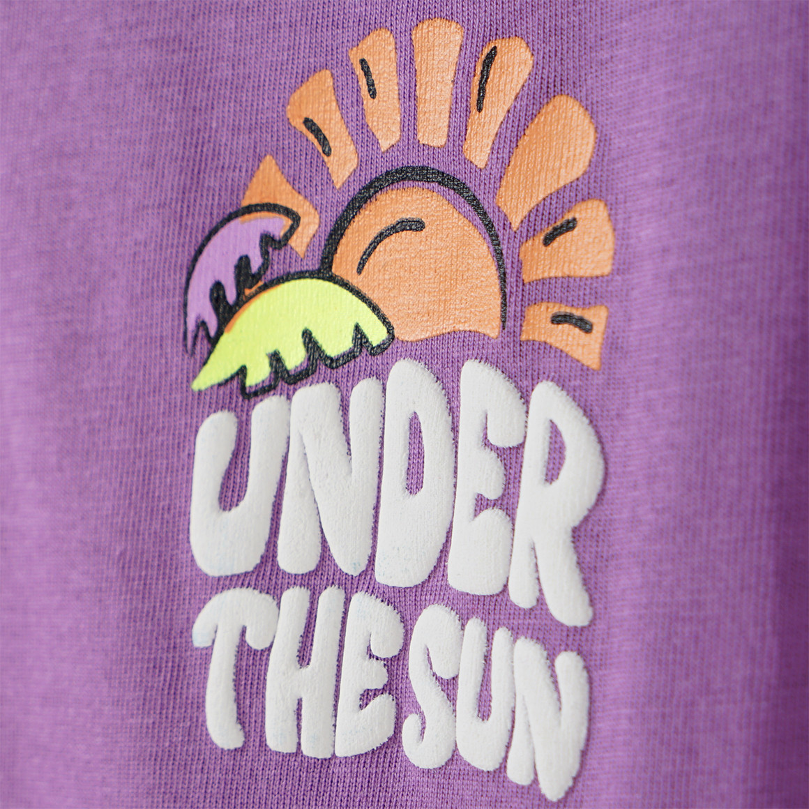 Topolino Jungen T-Shirt mit Rücken-Print lila