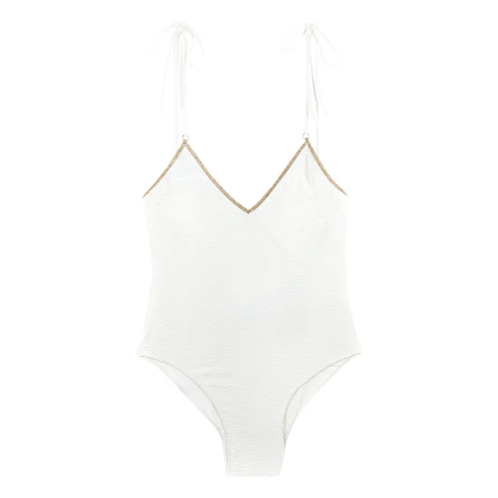 La Nouvelle Maillot 1 Pièce June Zèbre | Blanc