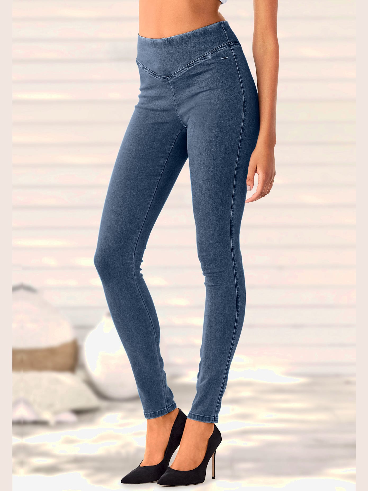 Jegging basique en qualité extensible