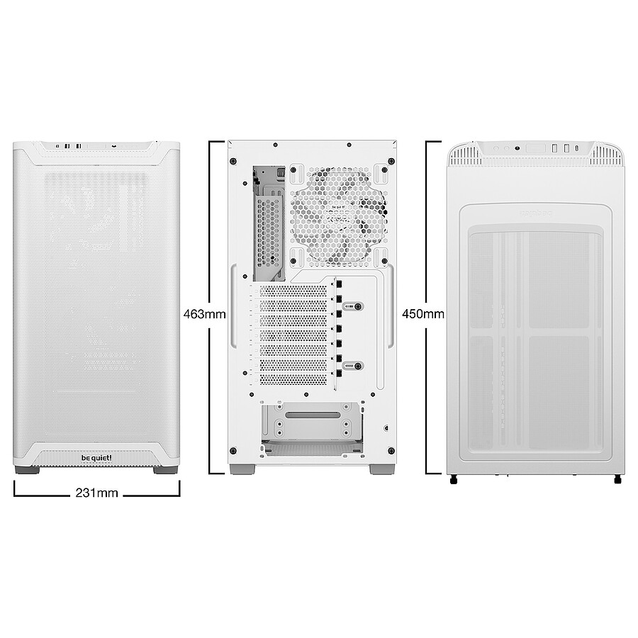 be quiet! Pure Base 501 Airflow - Blanc