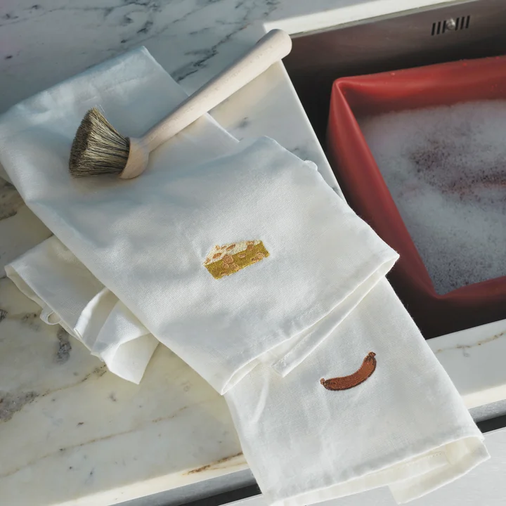 Normann Copenhagen - Yummy Geschirrtuch, Cheese