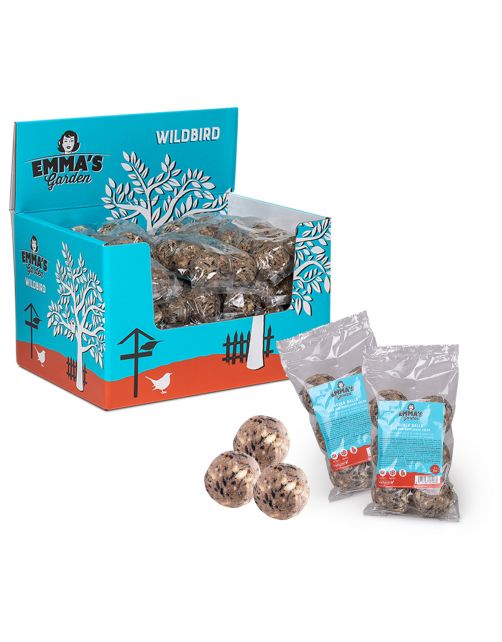 Emma's Garden Premium Mezenbollen - Vogelvoer - 6x80 g