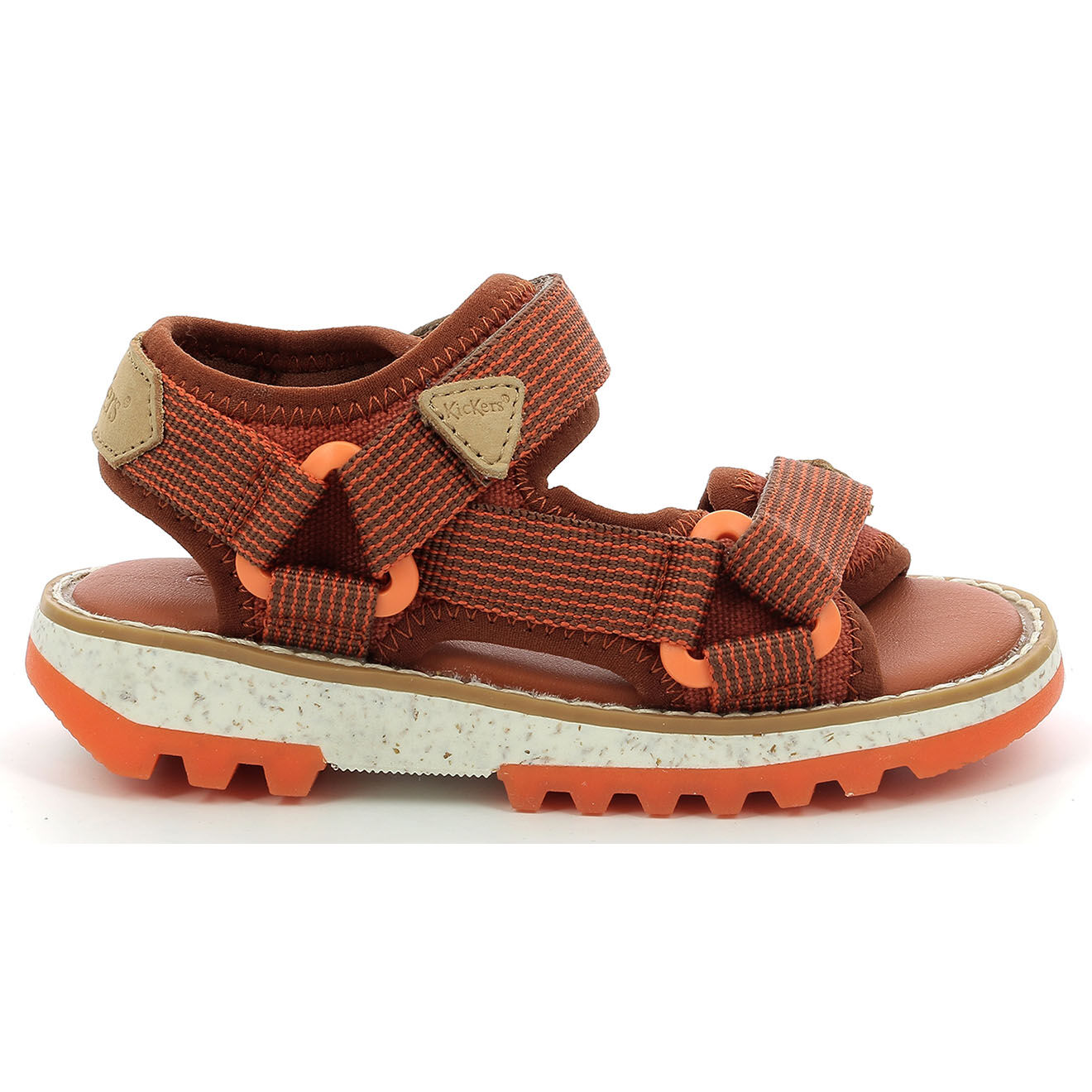 Kickers Sandales Kickclock marron/orange