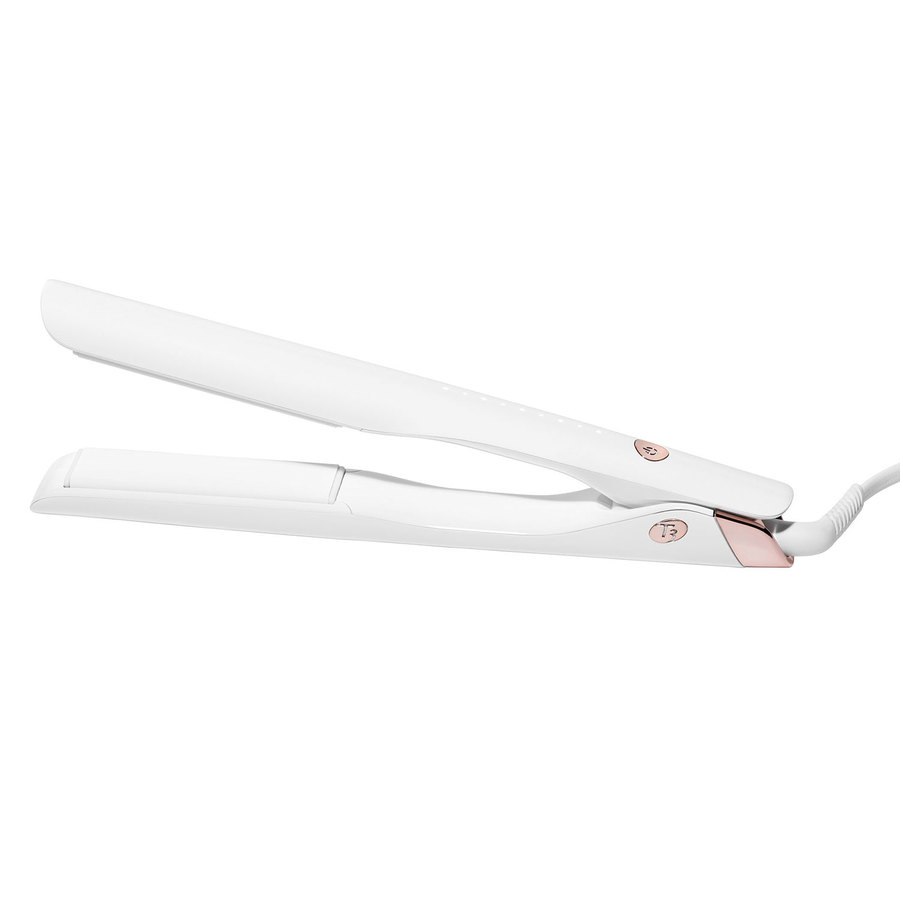 T3 Lucea 25mm Professional Straightening & Styling Flat Iron White & Rose Gold