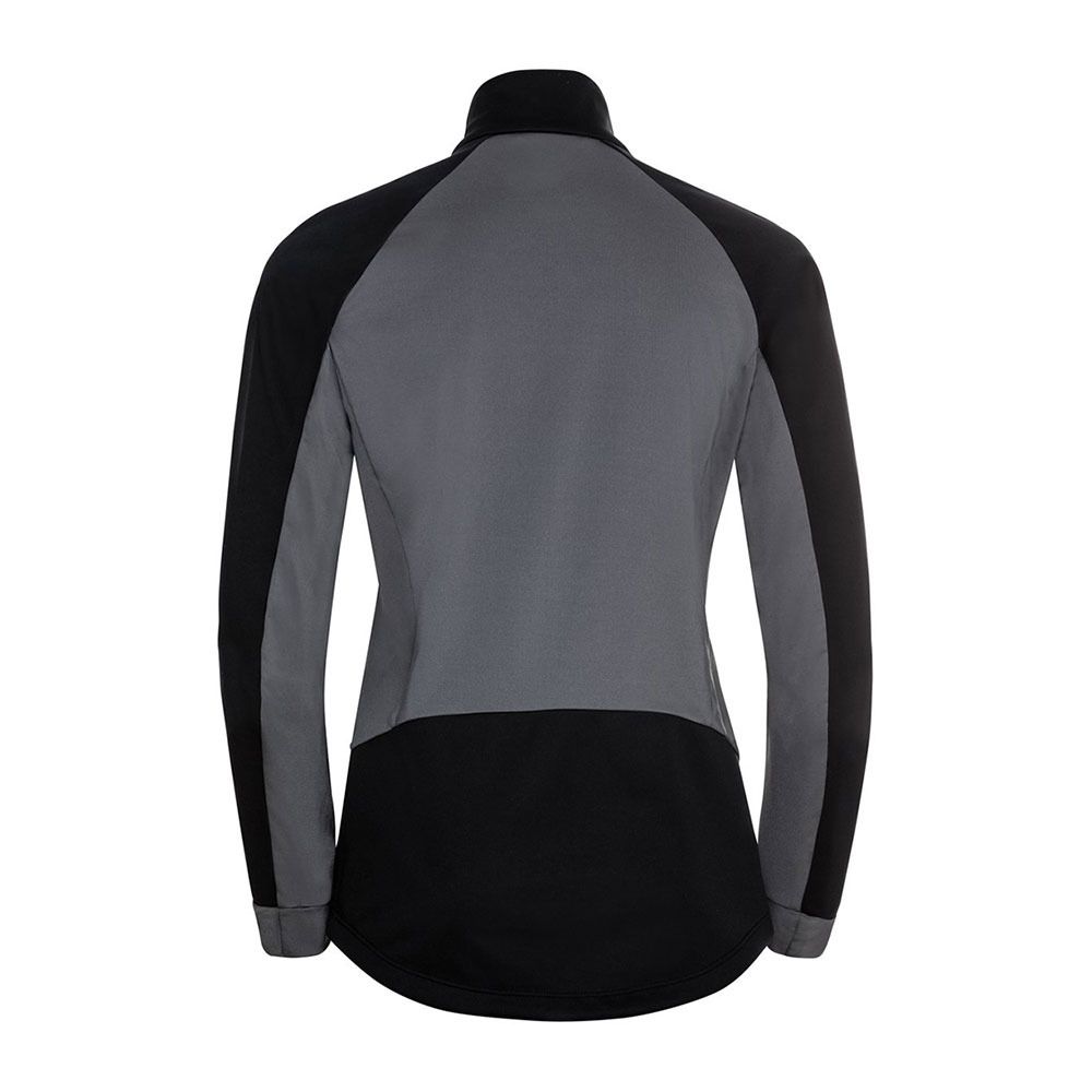 Odlo BRENSHOLMEN - Veste Femme black/new odlo graphite grey