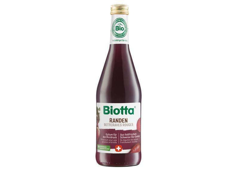 Biotta Säfte Randen Bio 0.5 l Gemüsesaft aus erntefrischen Bio-Randen