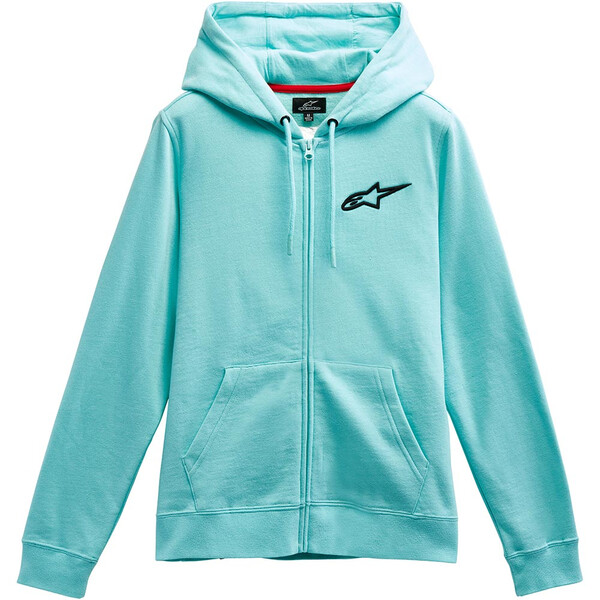 Alpinestars - Sweat zippé femme Womens Ageless Chest Turquoise / Noir