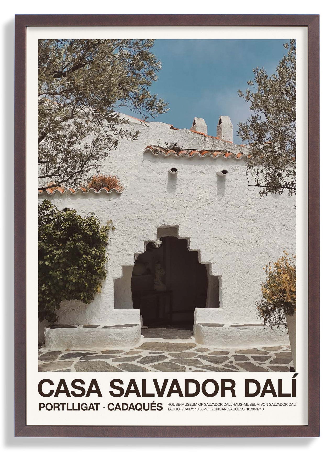 Viereckige Tür Maison Dali Cadaques von Florent Bodart