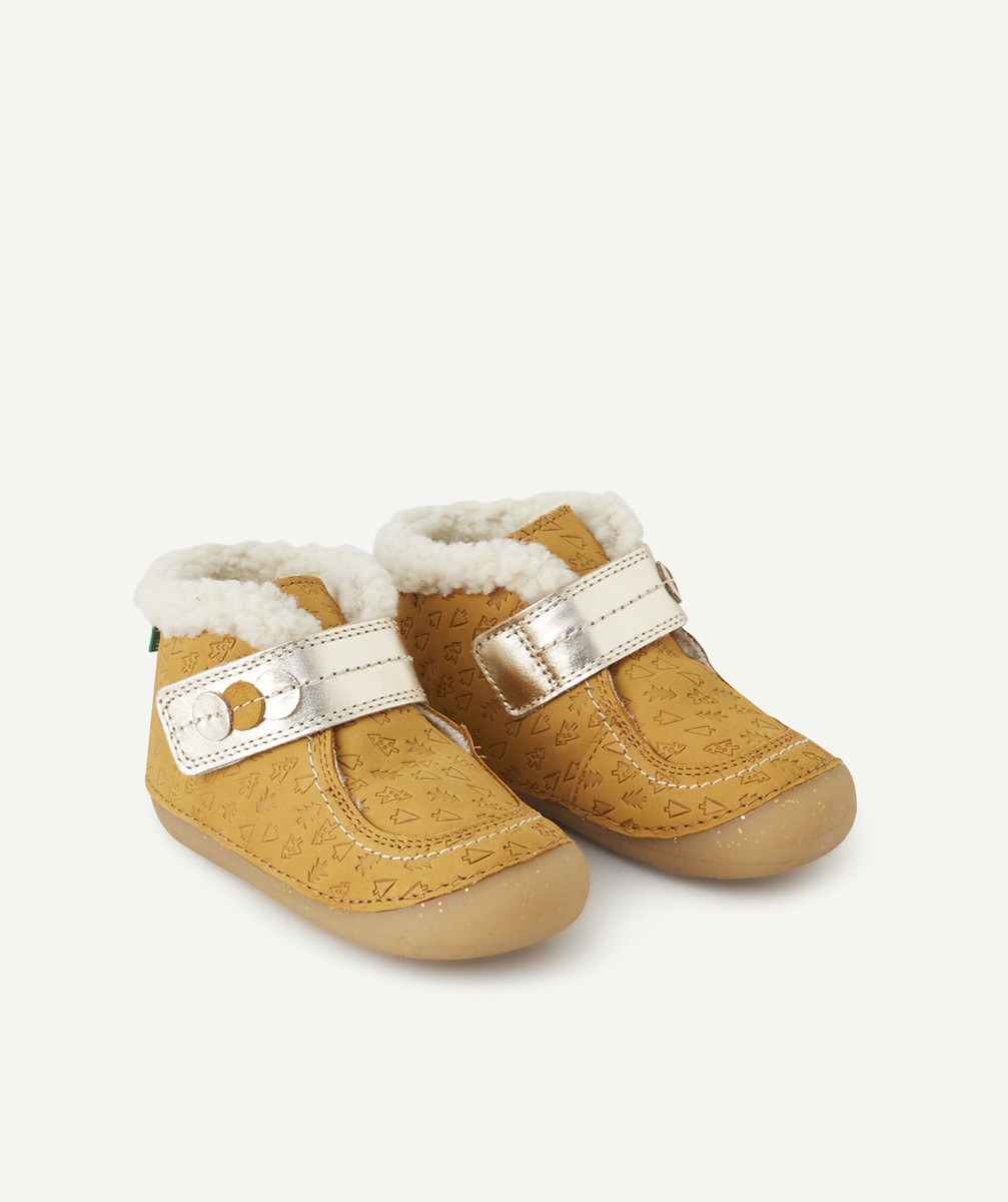 KICKERSCHAUSSURES SO SCHUSS BÉBÉ FILLE JAUNE OR